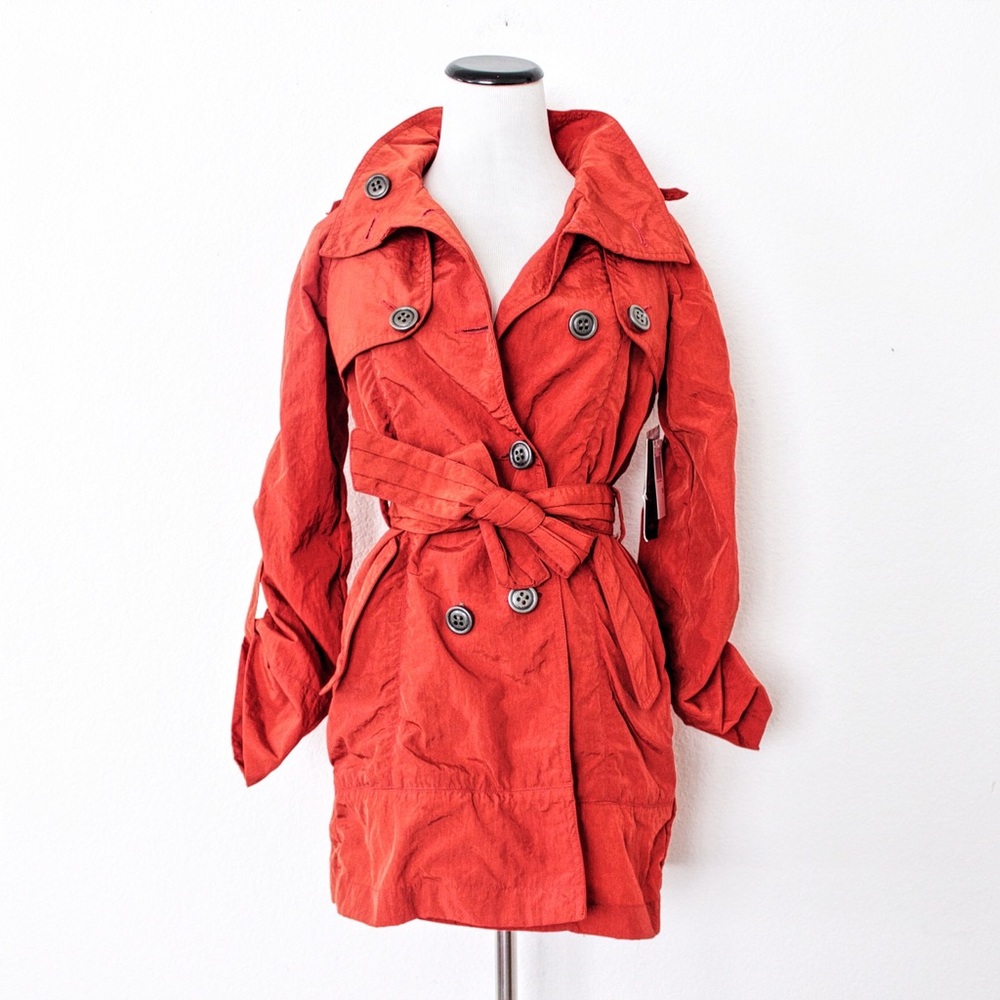 Seven7 Burnt Orange Parka Anorak Jacket